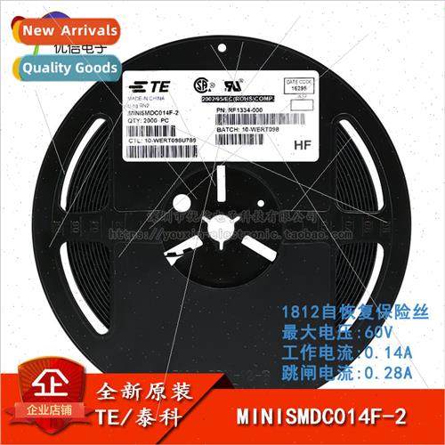 1812 SMT Resettable Fuse/Fuse PPTC MINISMDC014F-2 0.14A 60V