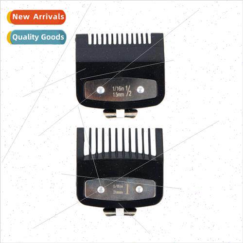Black Universal Wahl 2-Piece Piece Set mit Comb Electric Hai