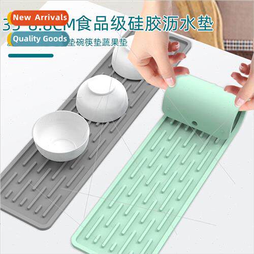 New long 35*8CM silicone heat  mat kitchen countertops -slip