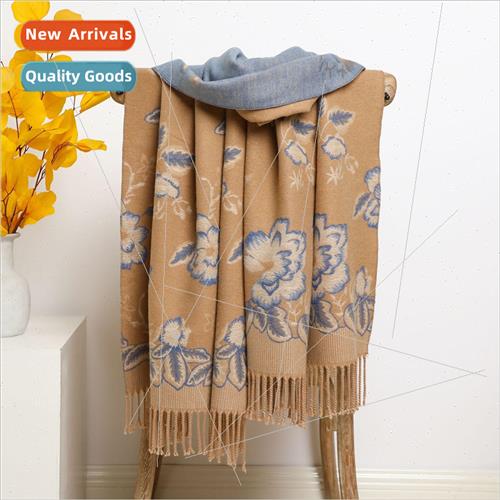 New winter jacquard fashion ethnic  shawl female faux cashme