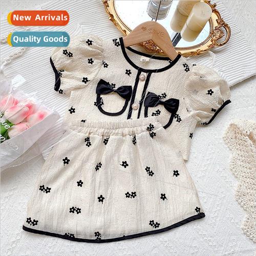 New 2023 Korean  of the girls summer clothing baby girl smal