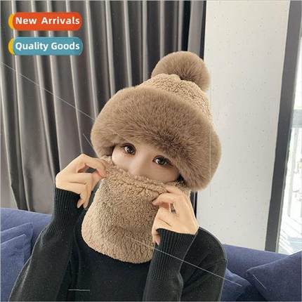 Winter new one-piece cap female fashion commuter pullover ca