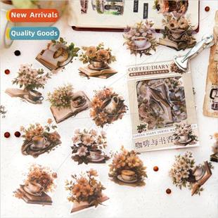 Decoration Sticker Pack Words Diary Handbook Coffee Seri