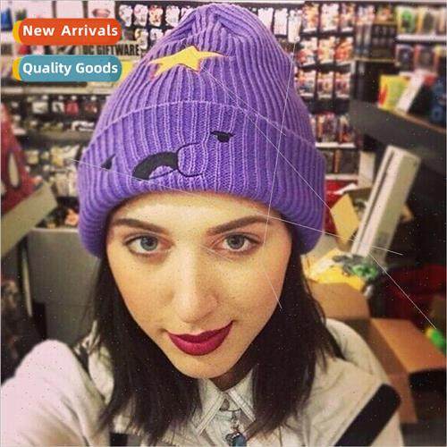 New woolen hat men and women set head cap cartoon pentagram