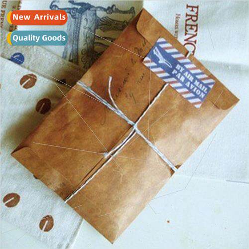 B11 zakka vintage color kraft paper envelopes postcard organ
