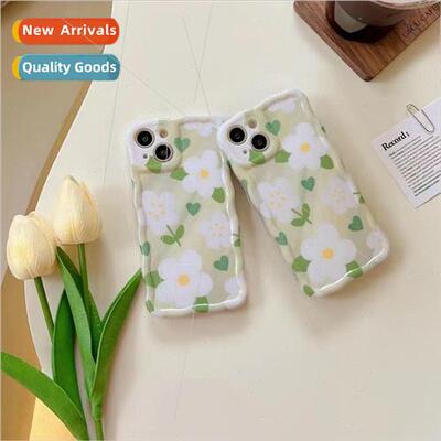 INS Fresh White Camellia 适用 14ProMax Bracelet iPhone12/11