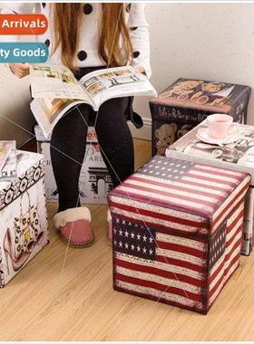 England retro multifunctional storage stool can sit storage
