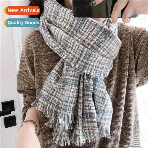 Scarf female winter small perfume wind wild weaving gold lin