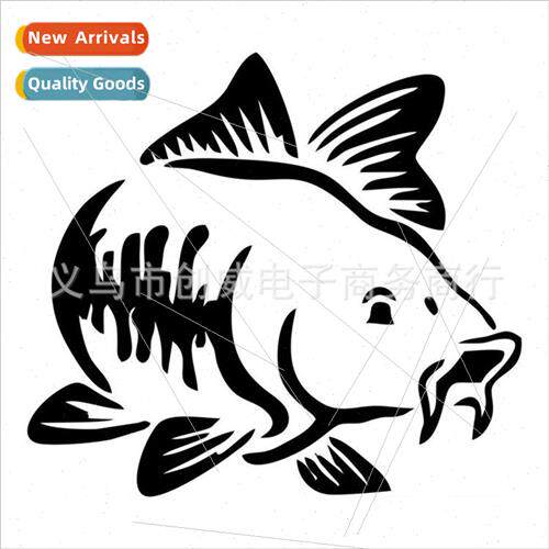 Carp Fish Car Stickers Carp Fish Reflective Car Stickers Dec