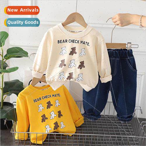 Baby fall new childrens clothing long-sleeved clothes fall f