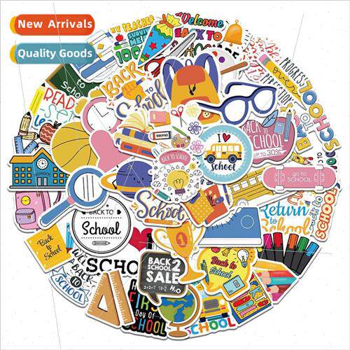 50 pcs of school season stickers DIY office stationery decor