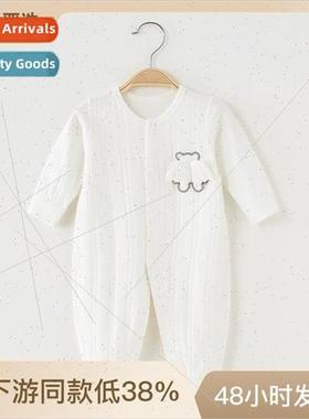 Baby clothes onesie spring and fall thin section of cotton b