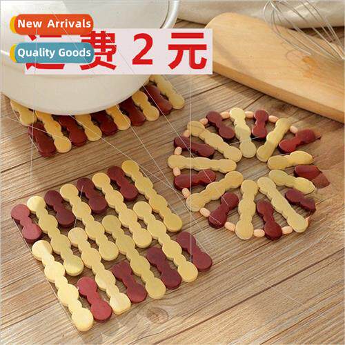 Bamboo insulated mat dinner mat coaster table mat table insu