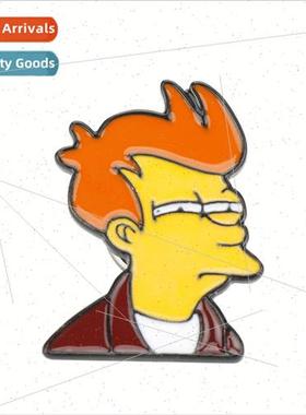 New Creative Futurama Philip J. Fry Anime Cartoon Brooch