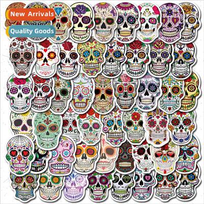 50 Scary Skull Stickers Personalized ggage Laptop Decoration