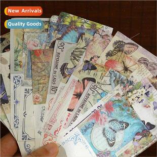 Stamp material book PengYou Butterfly Dream Series Retro But