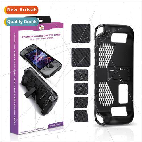 Steam deck case set TPU case with stand Touchpad button stic