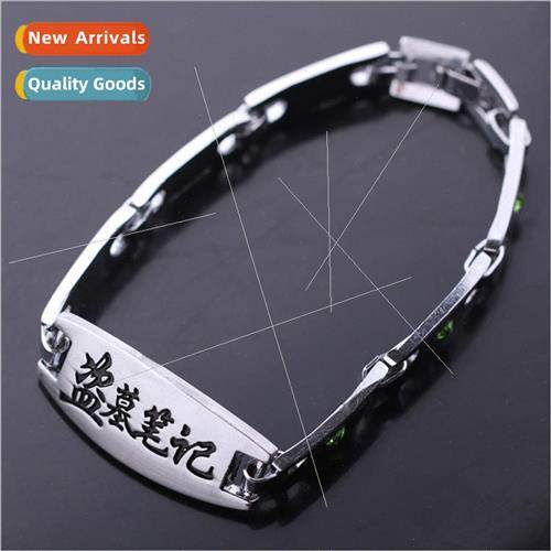 Popular anime  Tomb Raider Notes bracelet diamond alloy brac
