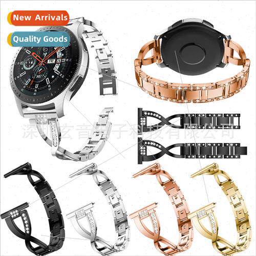 适用 samsung galaxy watch 46mmxshape diamond encrusted steel