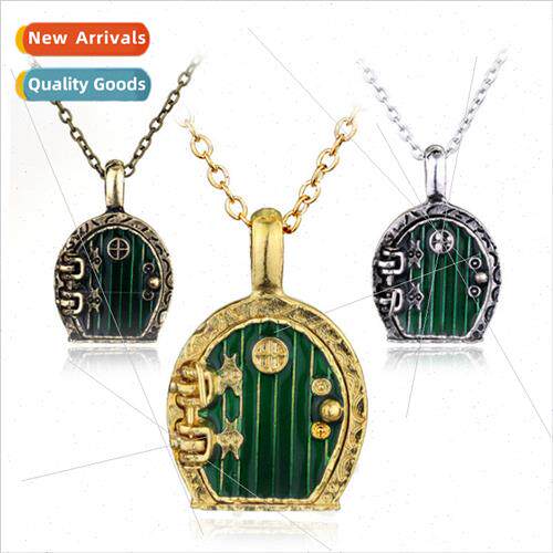 Movie Peripheral Jewelry Birdcage Necklace in Drip Gold and