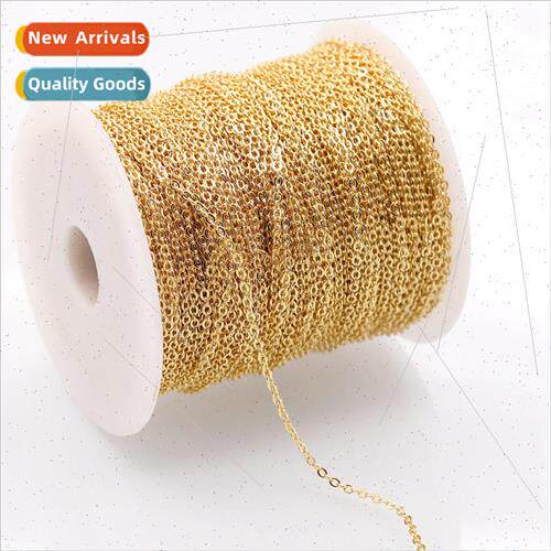 diy handmade materials 18K gold clad chain chain bracelet ne