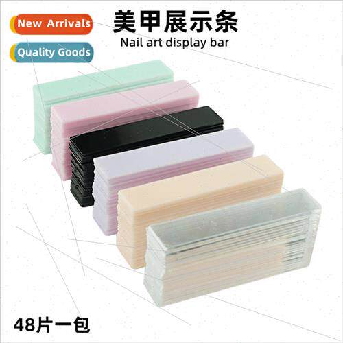 Nail art acrylic display strip transparent display piece sti