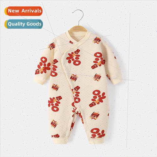 Baby clothes fall and winter onesie cotton cotton jacket war