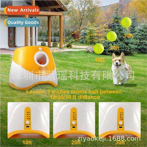 Ball Thrower Pet Dog Training Automatic Launch Tennis Ball O