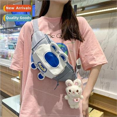 New fashionable 适用eign girl students cute shoulder bag fre