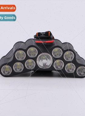 New waving sensor 6led headlamp outdoor riding night fishing