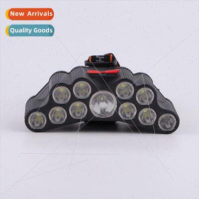 New waving sensor 6led headlamp outdoor riding night fishing