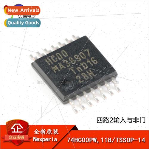 al 74HC00PW 118 TSSOP-14 Quad 2-Input & Negative Gate SMT Lo