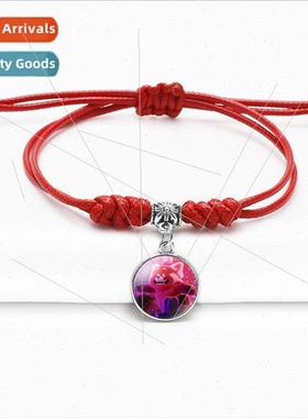 turning red cartoon pattern adamantium knot bracelet red you