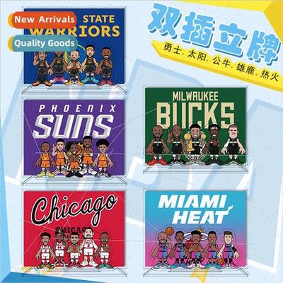 NBA Bucks Heat Warriors Suns Hot Teams Standing Plaque Ornam