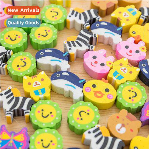 Creative Cartoon Eraser Animal Eraser Eraser Head 适用 Pupil