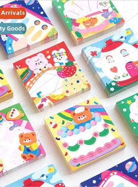 Summer sheep square note pad cartoon tearable message memo m