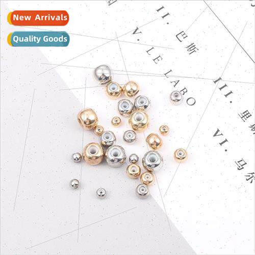 Copper round -hanging silicone beads necklace bracelet adjus