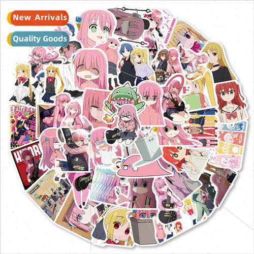 50 Japanese Anime Lonely Rock Graffiti Stickers ggage Laptop