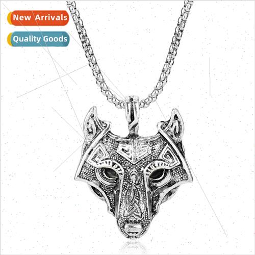 Nordic Pirate Viking Possession Charm Celtic Wolf Head Penda