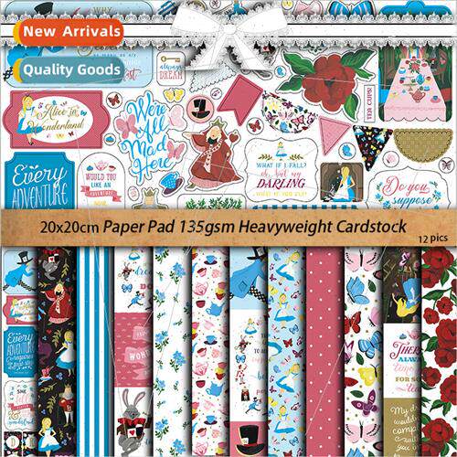 Vintage character girl pattern material paper background pap