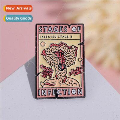 Game Peripheral Badge Drunk Survivor Infected Stage Metal Al