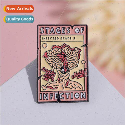 Game Peripheral Badge Drunk Survivor Infected Stage Metal Al