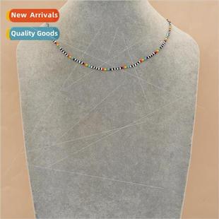 mple Handmade Beaded Ins Beads Bohemian Rice che Colorful