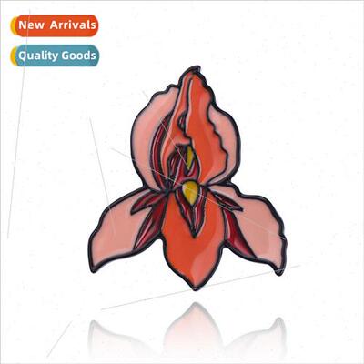 2022 New Lemony Flower Oil Drop Brooch Body Organ Womb Shape