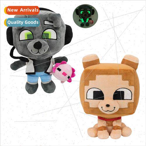 New bobicraft gitd wolf plush glow-in-the-dark plush doll do