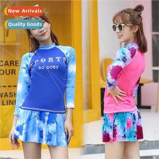 swimsuit dress thin new women shading split belly The sports