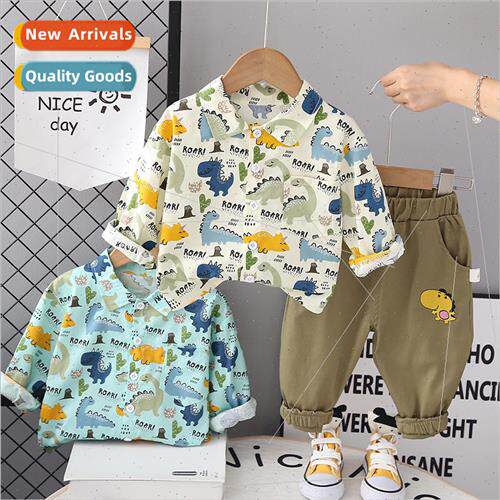 Boys fall shirt suit new childrens long-sleeved children bab