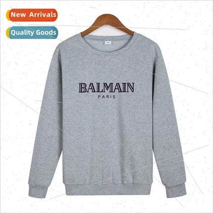Autumn and winter new balmain balmain mens  thin velvet pull