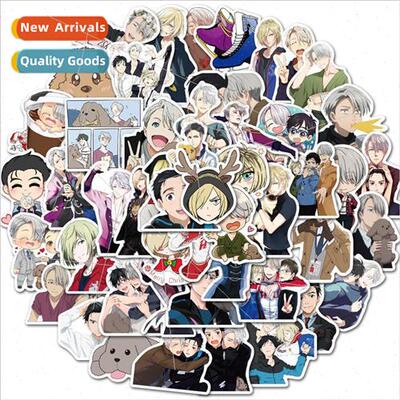 50/2 classic anime Yuri on Ice doodle stickers luggage lapto
