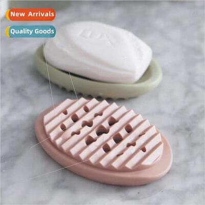 Japanese home bathroom draining soap holder silicone soap bo